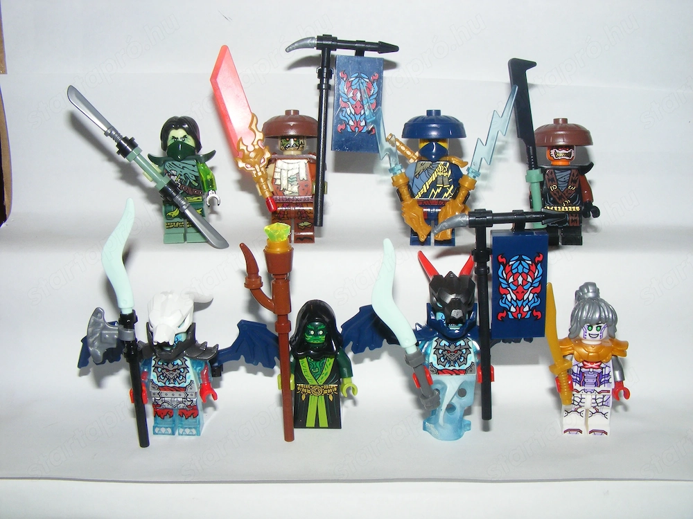Lego Ninjago Sárkányok birodalma Pixal Morro Sárkány Felderítő Rox Kur 8db ÚJ