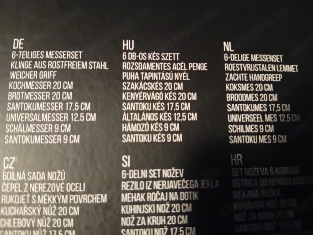 Elado berlinger késkészlet