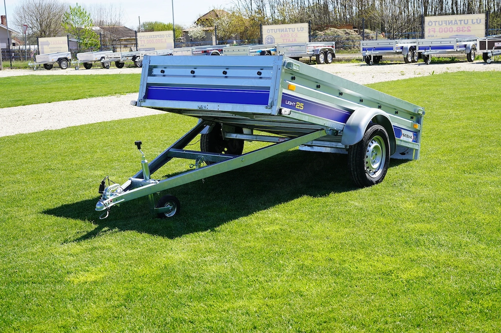 Csak áprilisban akciós - új SEBAL - V250 billenős utánfutó rendszámmal - bruttó 526.000 Ft