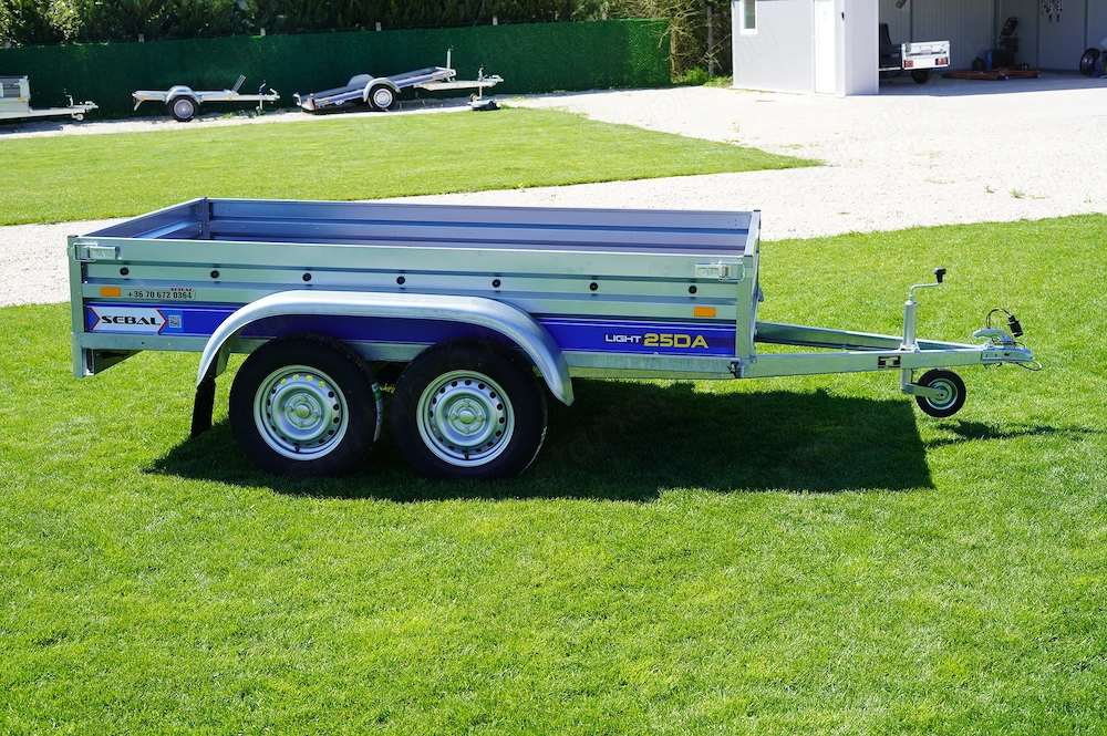 Áprilisi akció! Új 2 tengelyes SEBAL - VV250 utánfutó forgalomba helyezve - bruttó 624.000 Ft