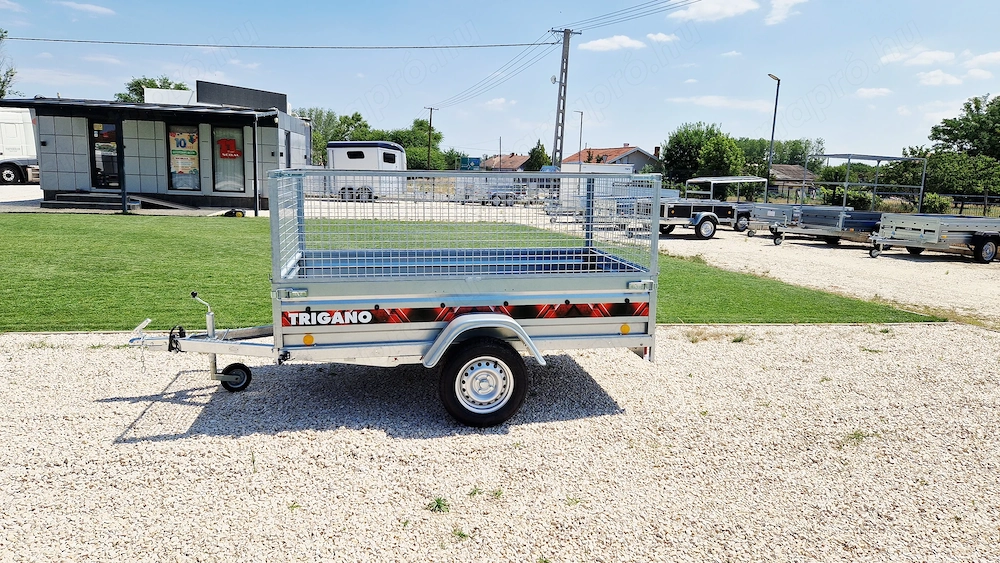 Új billenős SEBAL - P233 utánfutó rácsos magasítóval akciósan bruttó 618.000 Ft