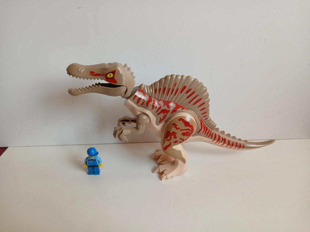 Lego Jurassic World dinoszaurusz figura Nagy Spinosaurus dínó Szpinoszaurus 30cm Új