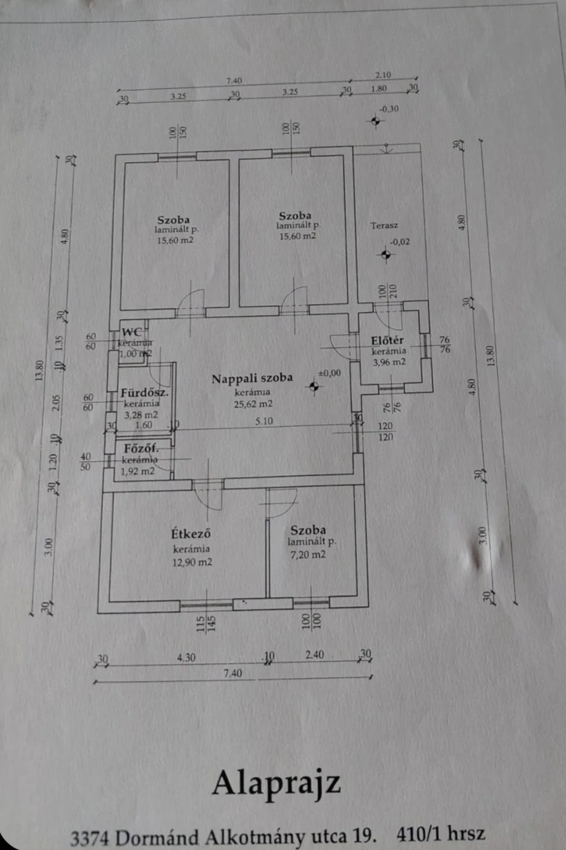 Eladó családi ház Dormándon 