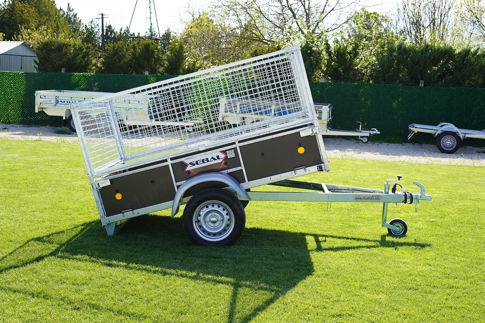 Új SEBAL - D200 utánfutó rácsos magasítóval most bruttó 598.000 Ft