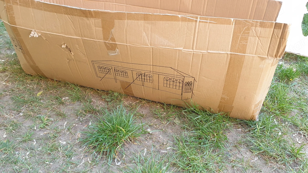 Party sátor eladó, 8m hosszú