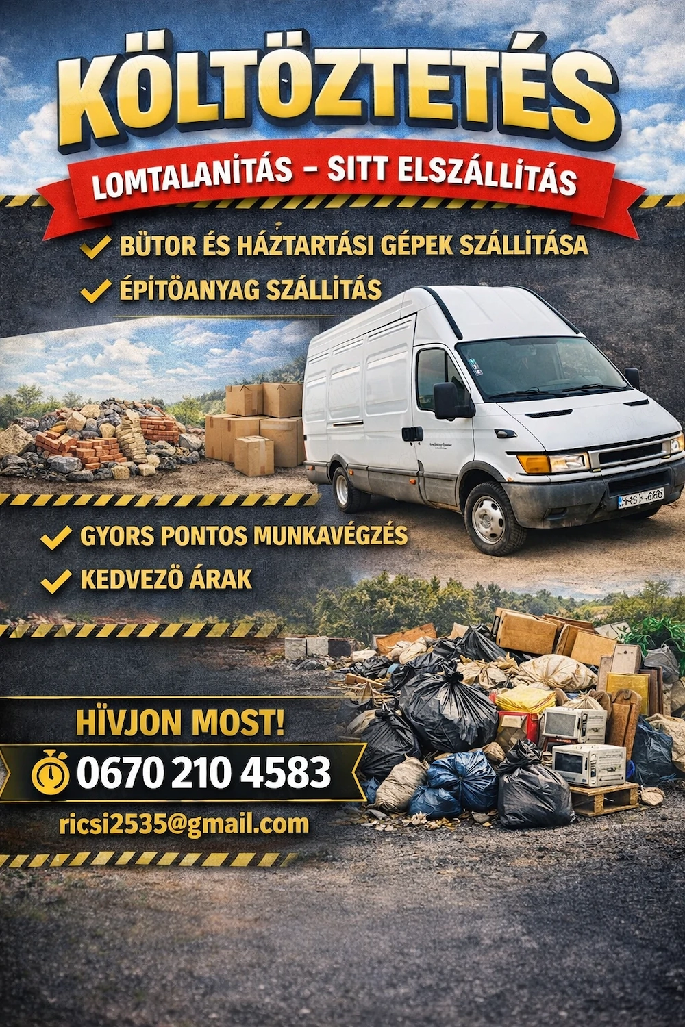 Fuvarozás költöztetés 