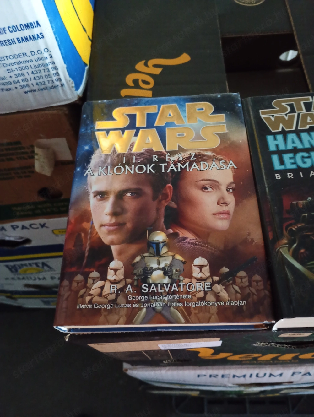 Star Wars: II. rész A klónok támadása 7000ft óbuda  jó állapotú könyv személyesen óbudán posta kizár