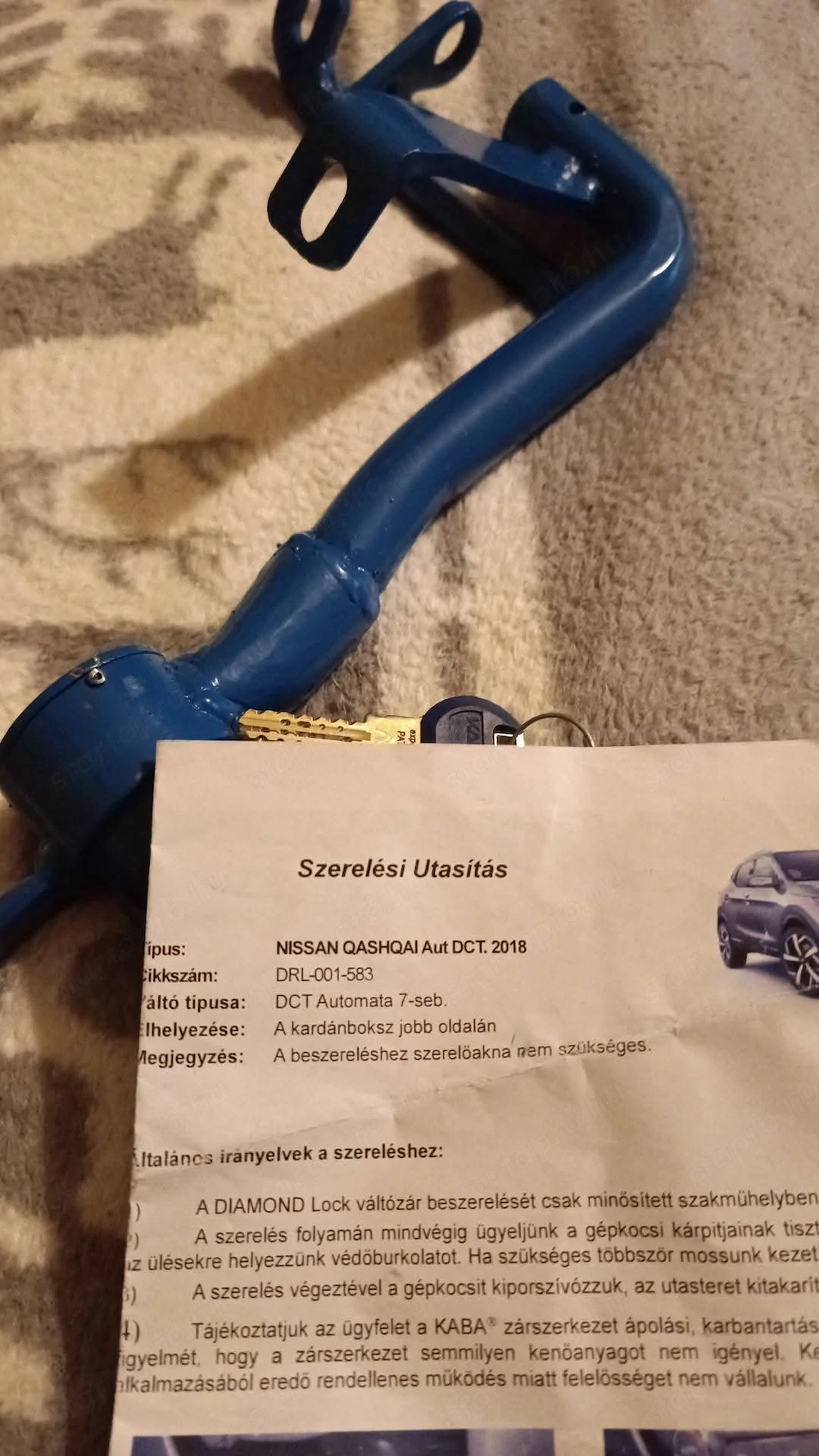 Nissan válózár.
