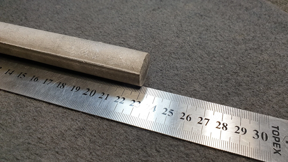 Magnézium anód rúd eladó, 230mm - 21mm, M6 csavar