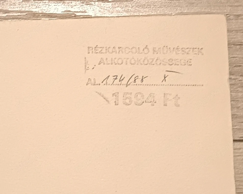 Kolozsvári Grandpierre Miklós szignózott grafika 19 100