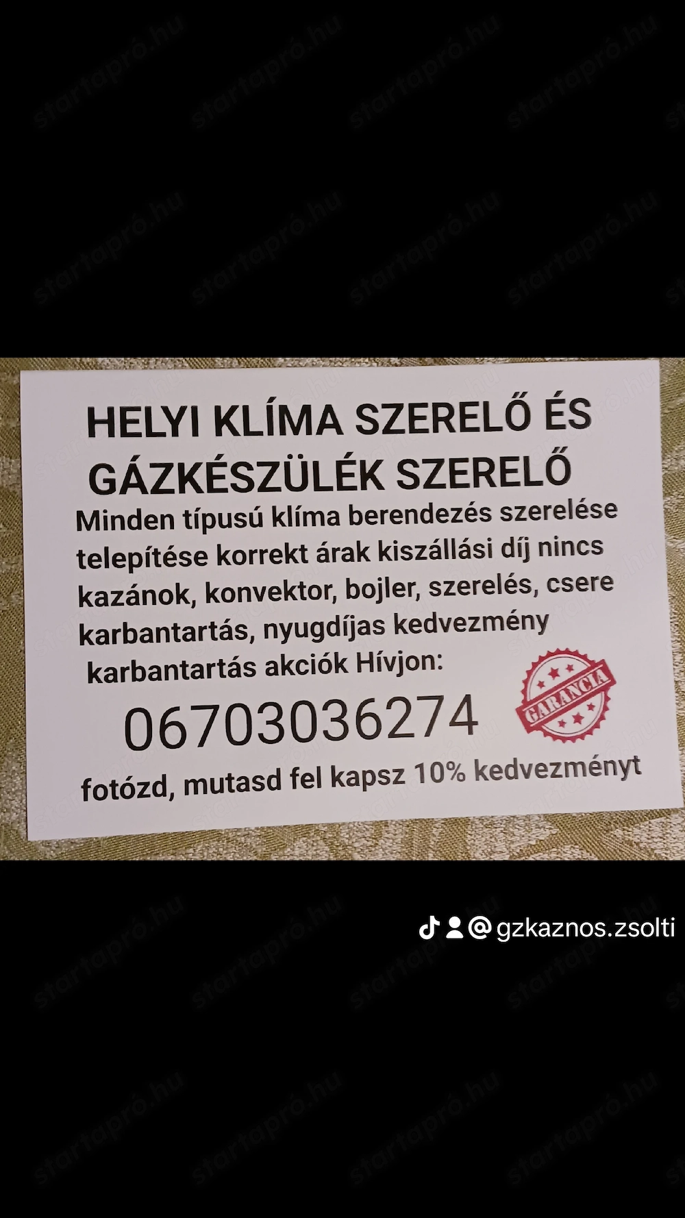 Gázkészülék szerviz klíma karbantartás 