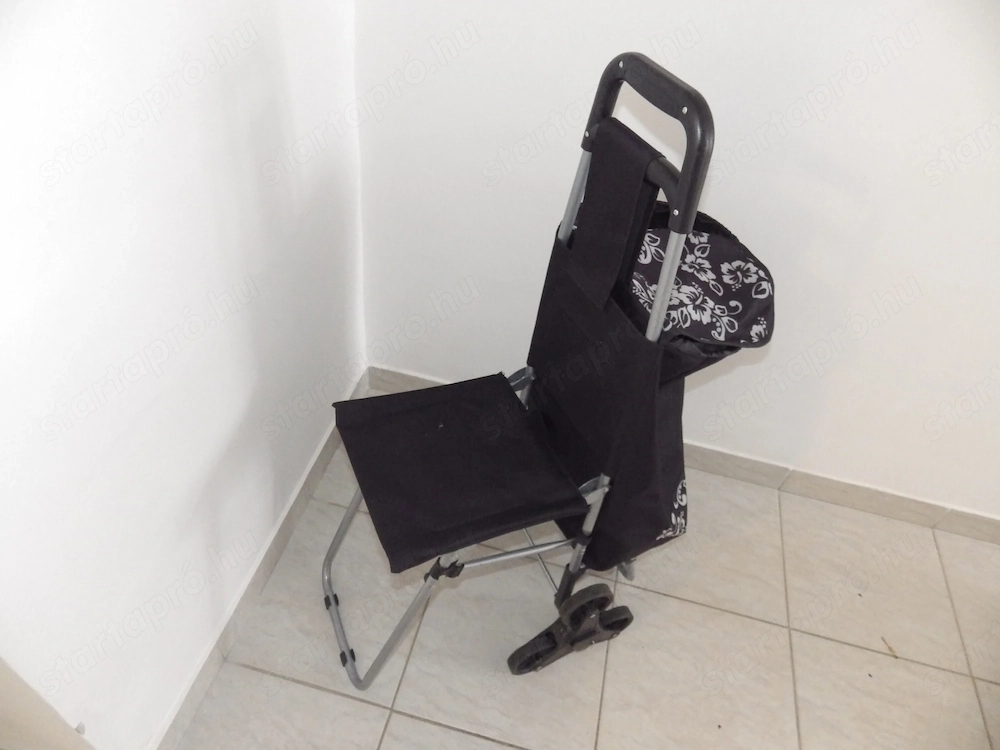 Gurulós lépcsőjáró bevásárlókocsi  +++ Ülőkével!