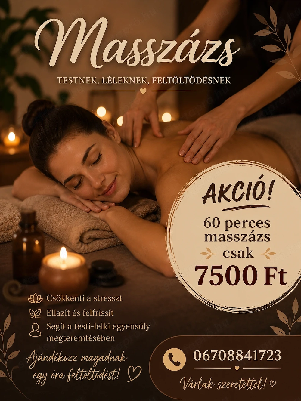 Relaxációs  masszázs 