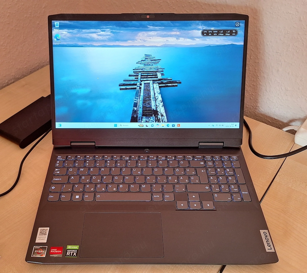 Lenovo Ideapad Gaming 3 Notebook Ryzen5 7535HS 16GB 1,5TB RTX3050 6GB 