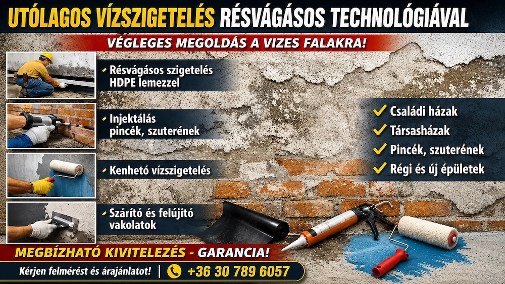 Utolagos vízszigetel s!