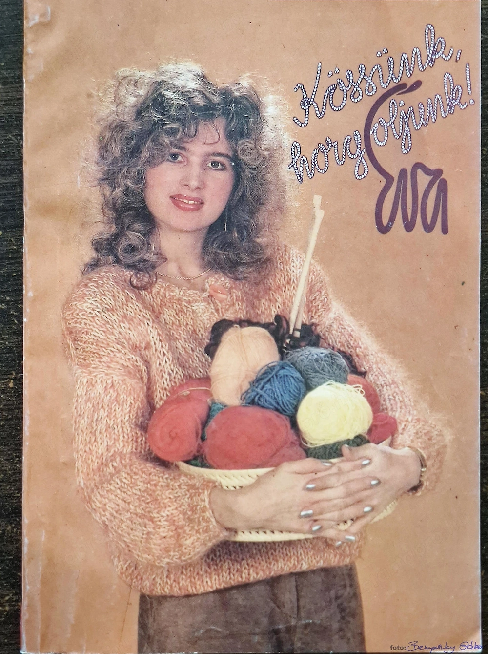 Könyv, Éva Kössünk, horgoljunk, 1987, eladó