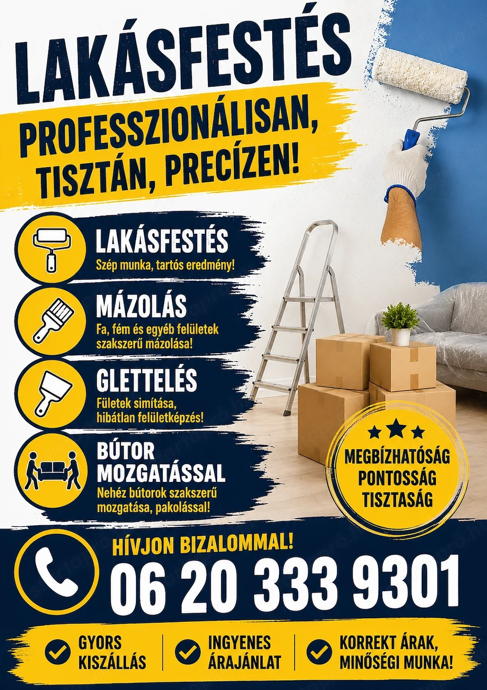 Festés,mázolás kedvező áron!!