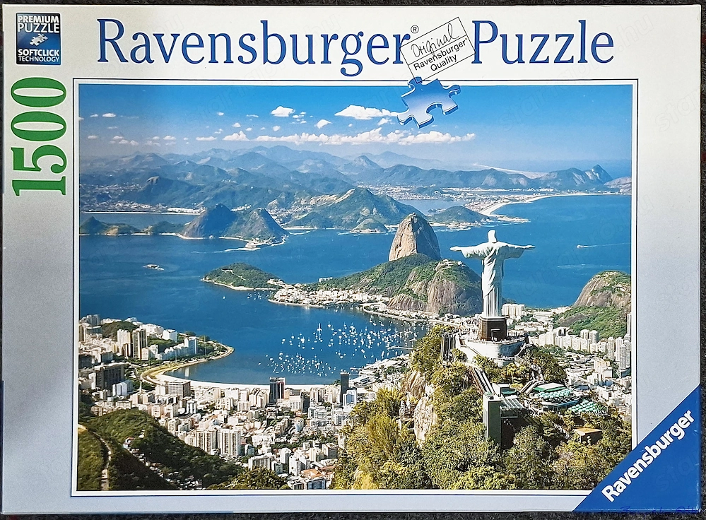 Puzzle Ravensburger, 1500 - Kilátás Rióra, 80x60cm, eladó