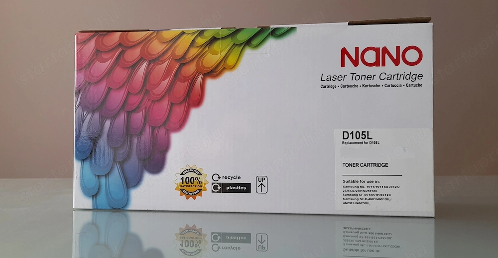 Samsung D105L, ML-1911, ML-2526, SCX-4623, SCX-4601 toner  = 3800-Ft 