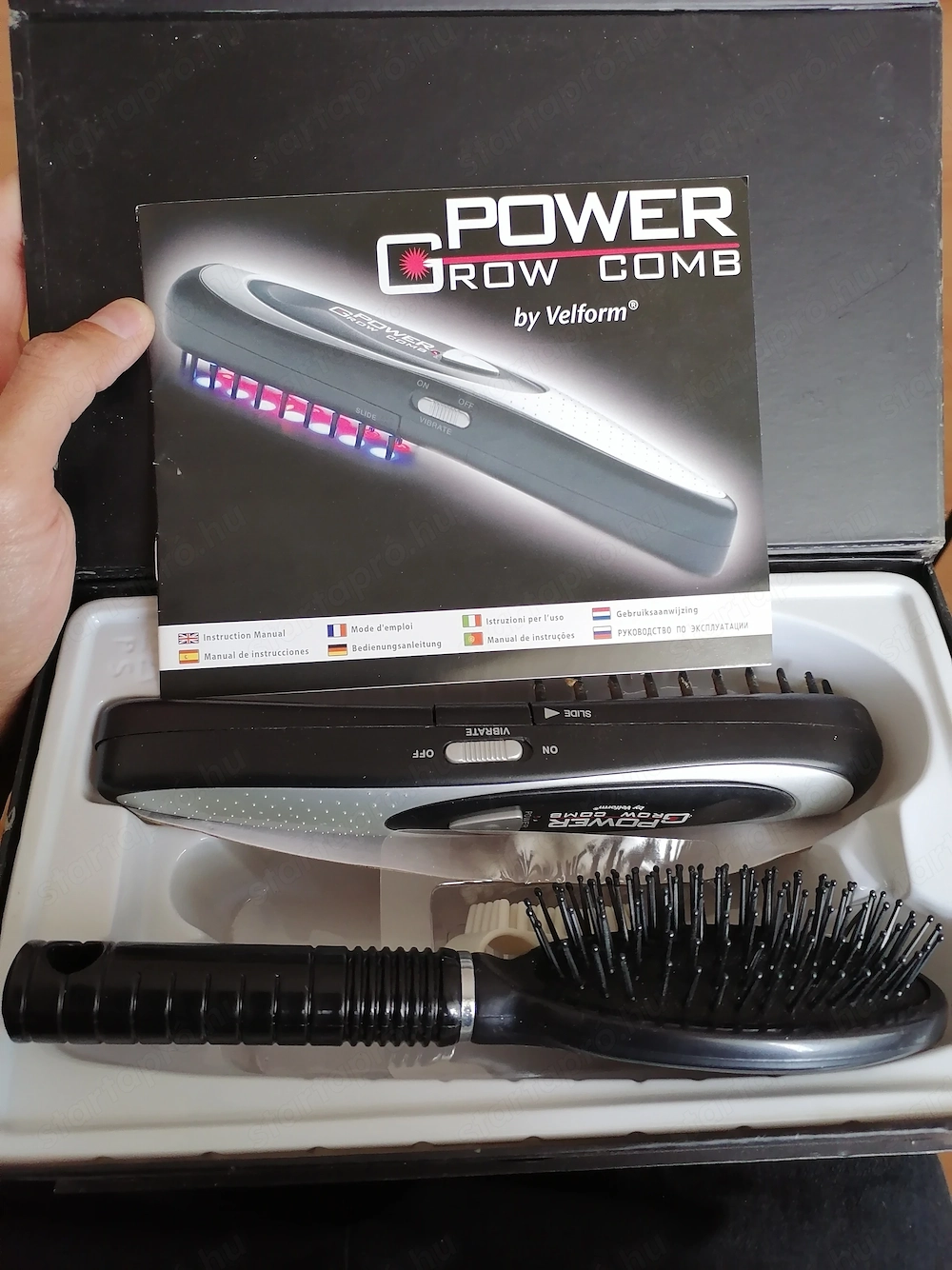 Power Grow Hajstimuláló Lézerfésű 