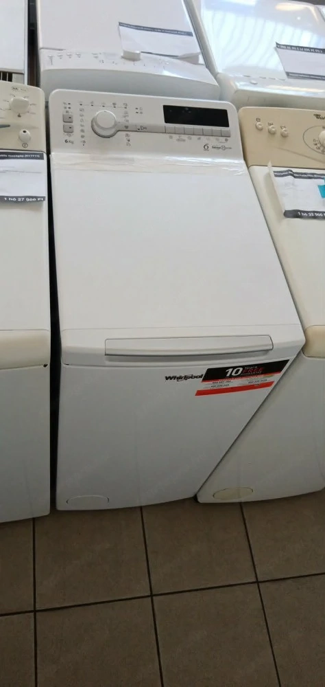 Használt Whirlpool TDLR 60220 Felültöltős Mosógép [KH316] 1-3 hónap garanciával
