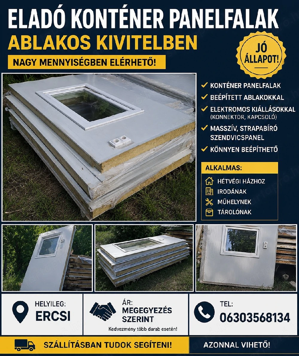 Kontiner panelfalak 