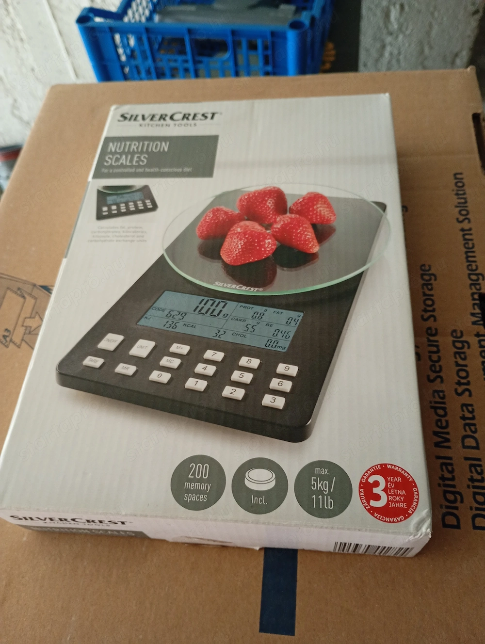 SilverCrest SNAW 1000 tápértékelemző digitális konyhai mérleg 9000ft óbuda  36 50 104 8272 személyes
