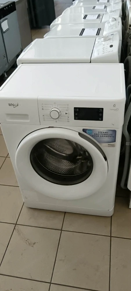 Használt Whirlpool FWSG71283W EU Elöltöltős keskeny mosógép [H17777] 1-3 hónap garanciával