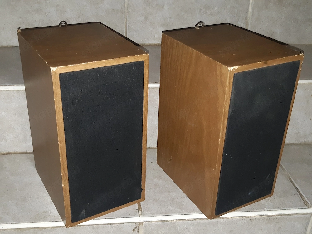 Retro fadobozos kis hangfal pár 6VA 4ohm szépen szól