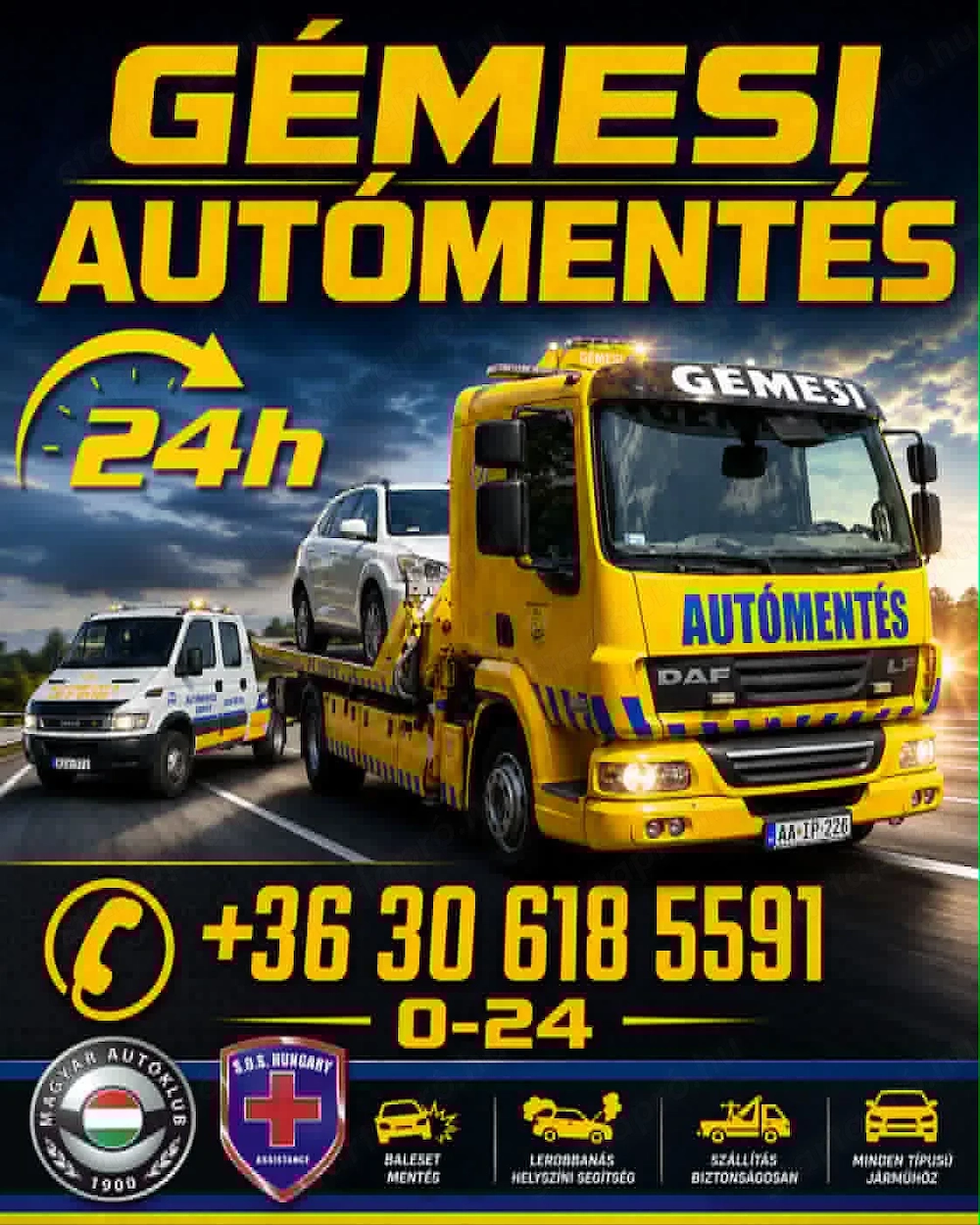 Autómentés M7 M6 M0 gyorsan megbízhatóan kedvező áron