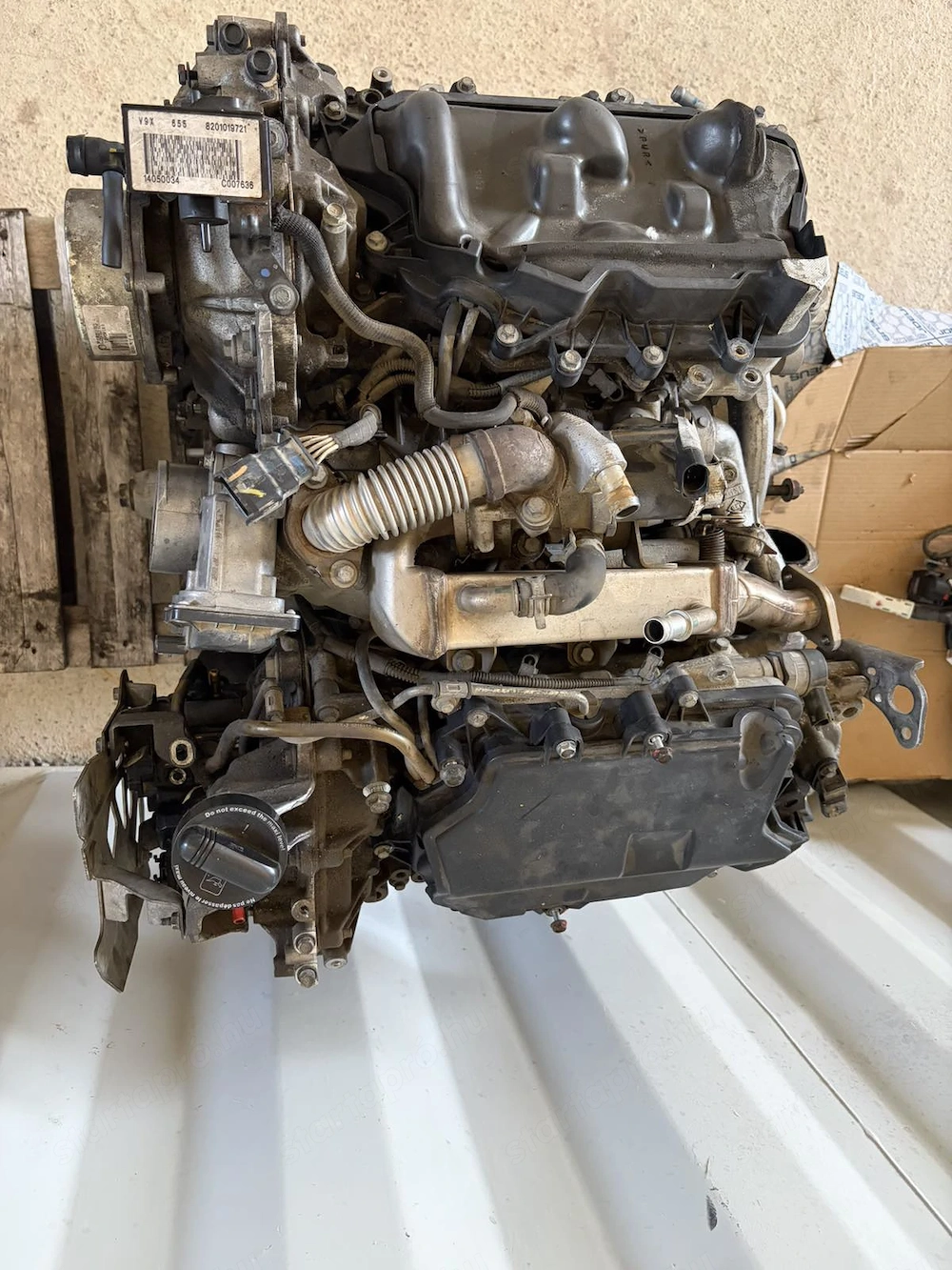 3.0 literes V6-os dCi dízelmotor (motorkód: V9X, teljesítmény: 170 kW   231 LE)