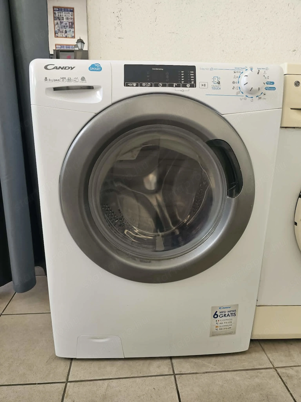 Használt Candy CSWS 485TDR 5-S Mosó-szárítógép [H17797] 1-3 hónap garanciával