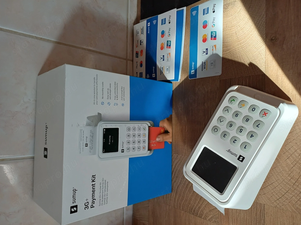 Sumup 3 G + kártyaolvasó és nyomtató (wifi) eladó, új!