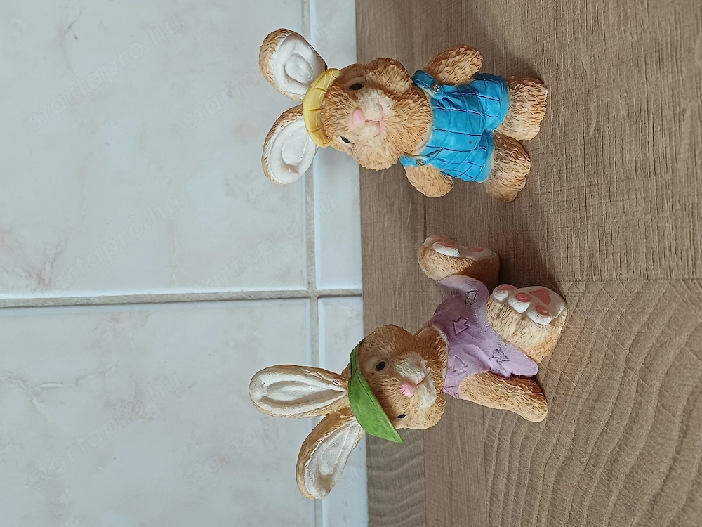 2 db. nagyon cuki nyuszifigura pár eladó