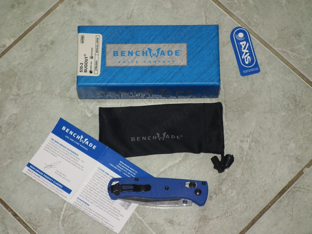 RPK. Benchmade Bugout 535 rep. dobozos új zsebkés bicska