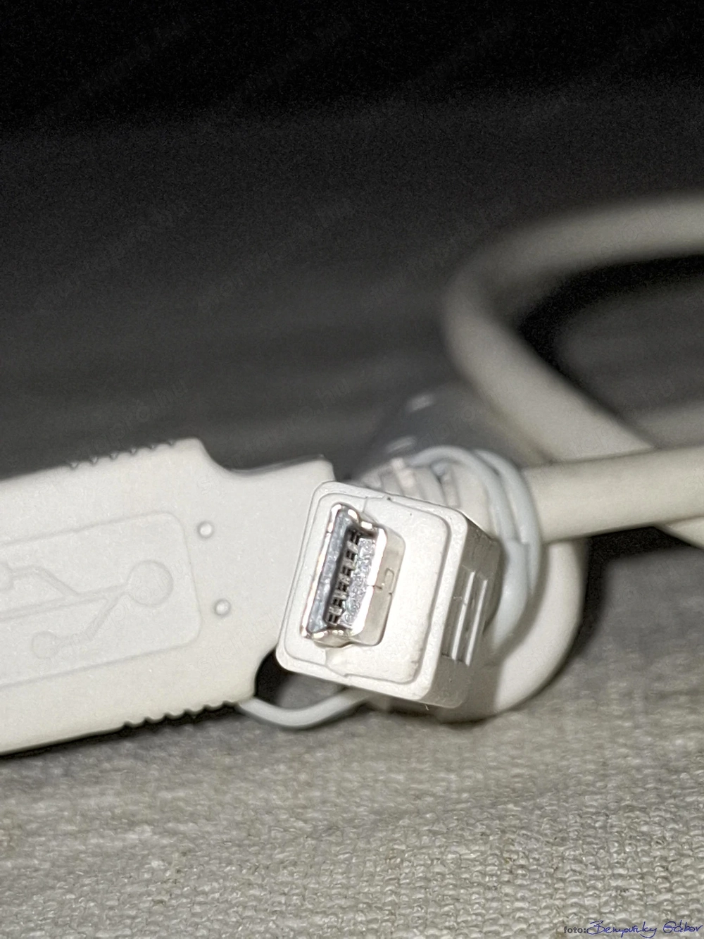 USB-A USB miniB 5 PIN fehér kábel digitális fényképező-, GPS-hez, eladó