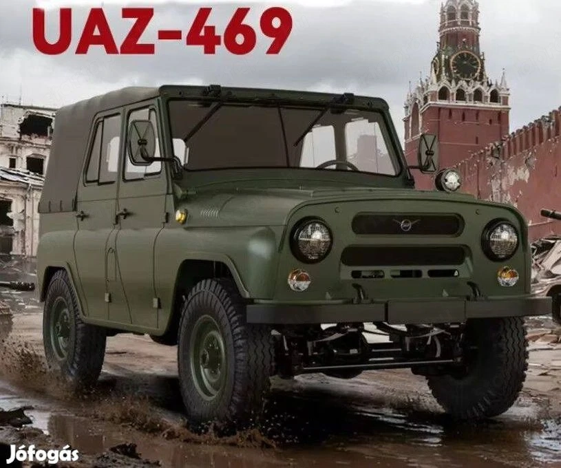 UAZ-469 RC távirányítós terepjáró 1:12 full proporcionális vezérlés független kerékfelfüggesztés