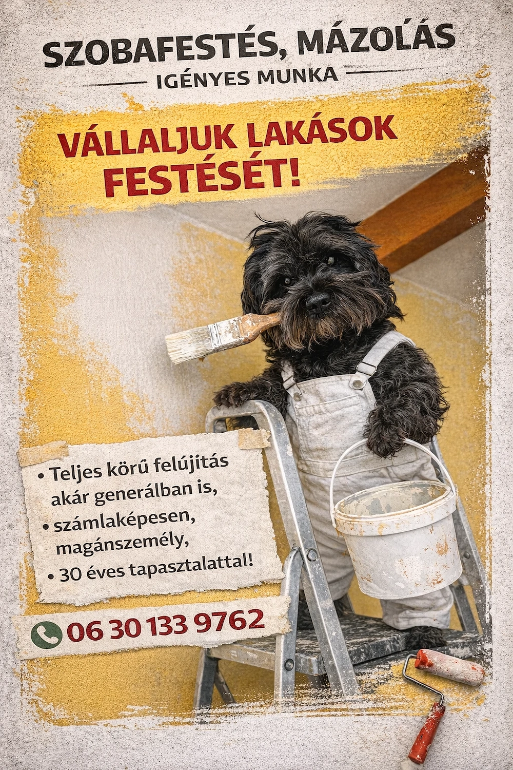 Szobafestés mázolás 