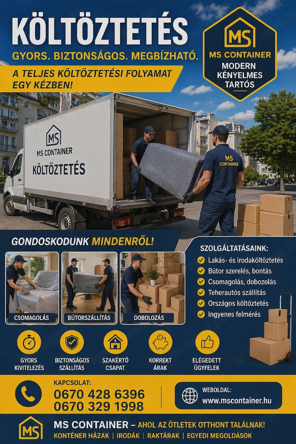 Költöztetés, lomtisztitás, földmunkák