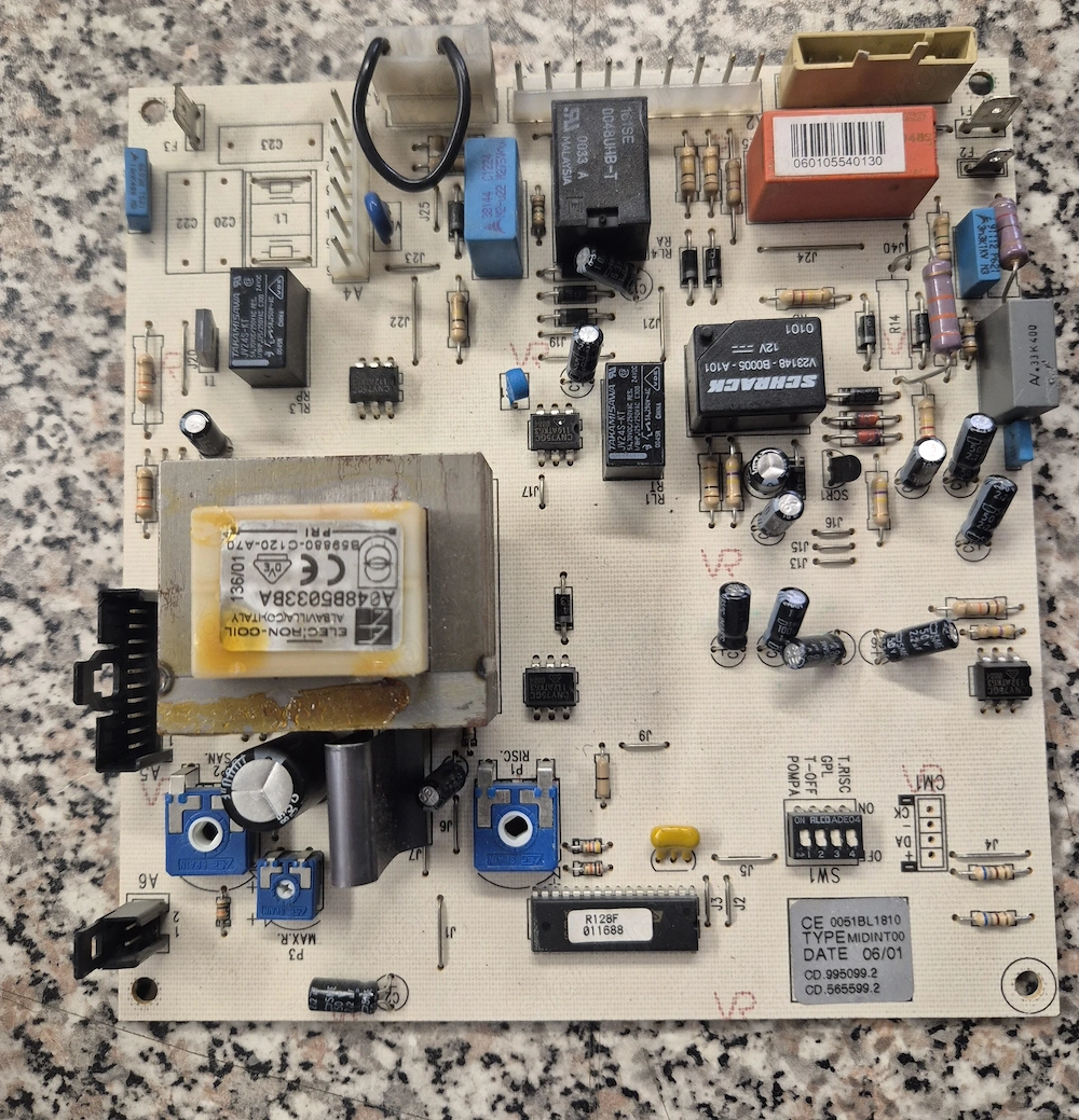Baxi Luna 240fi vezérlőpanel
