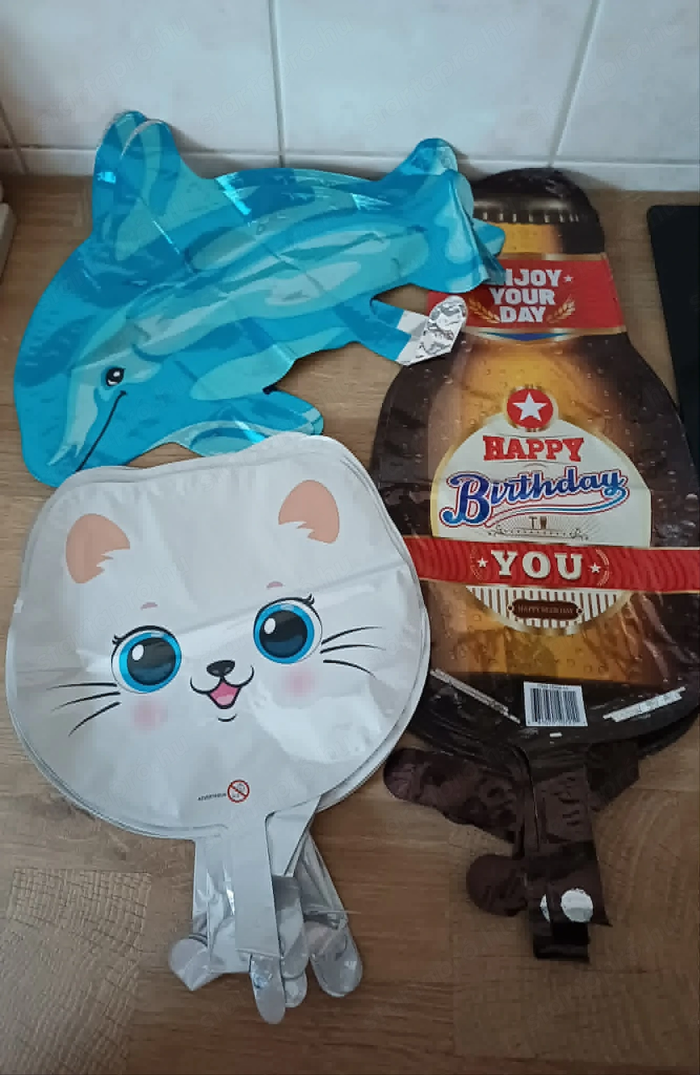 52 db. Pálcikás fólialufi (felfújatlan) eladó, ÚJ!