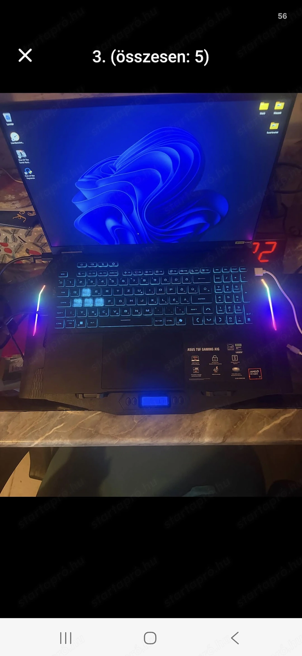 Eladó Új laptop