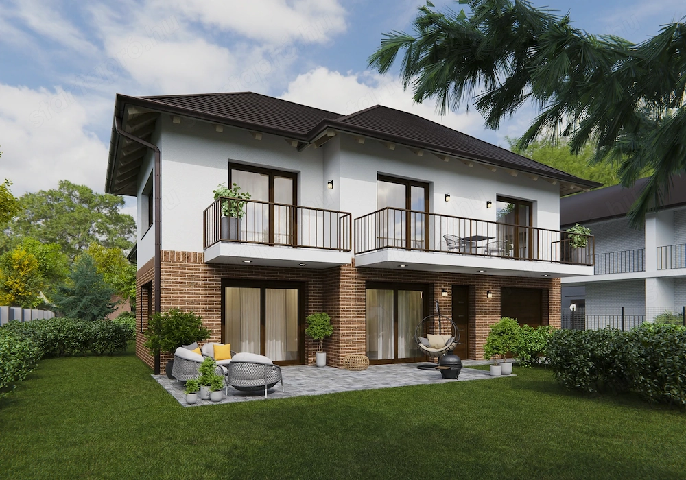 Rómaifürdőn 4 szobás új építésű 145.9 m2-es gyönyörű lakás saját kerttel eladó!