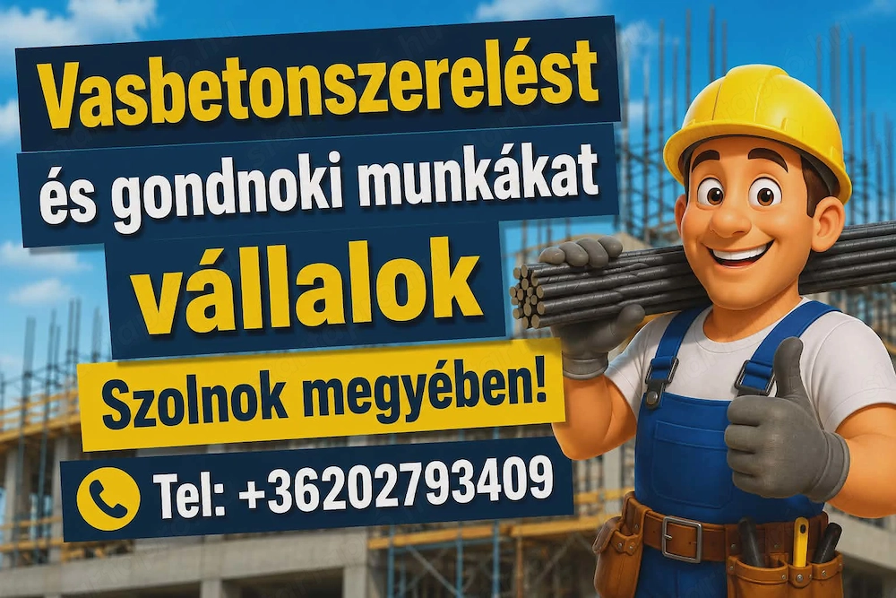 Vasbetonszerelést vállalok!