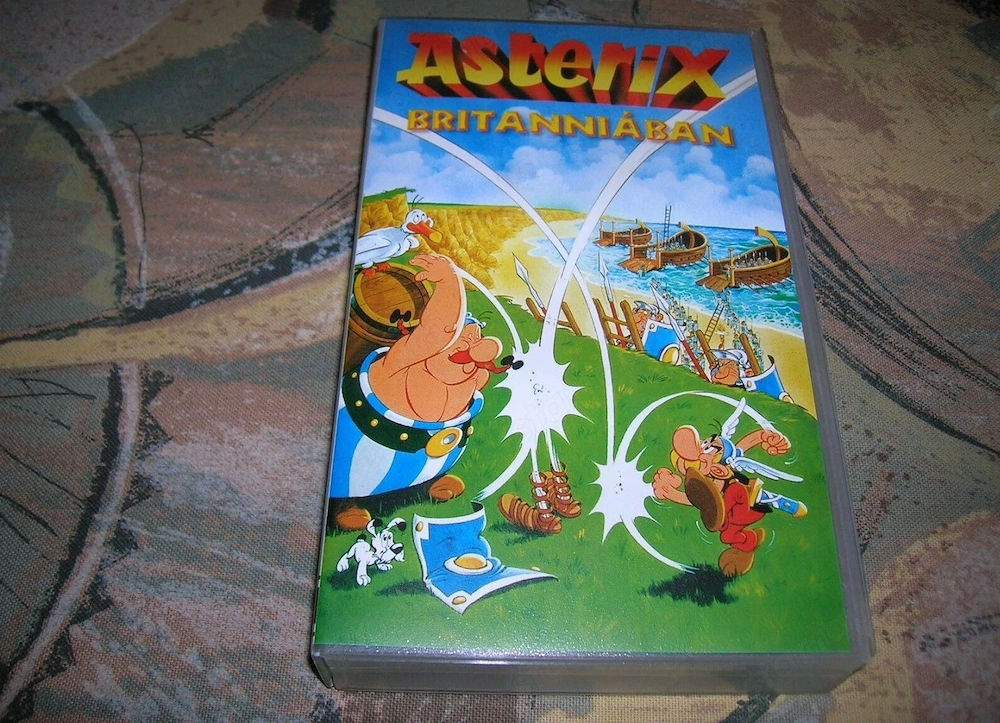 VHS mesefilmek Asterix,Aladdin,Oroszlánkirály,