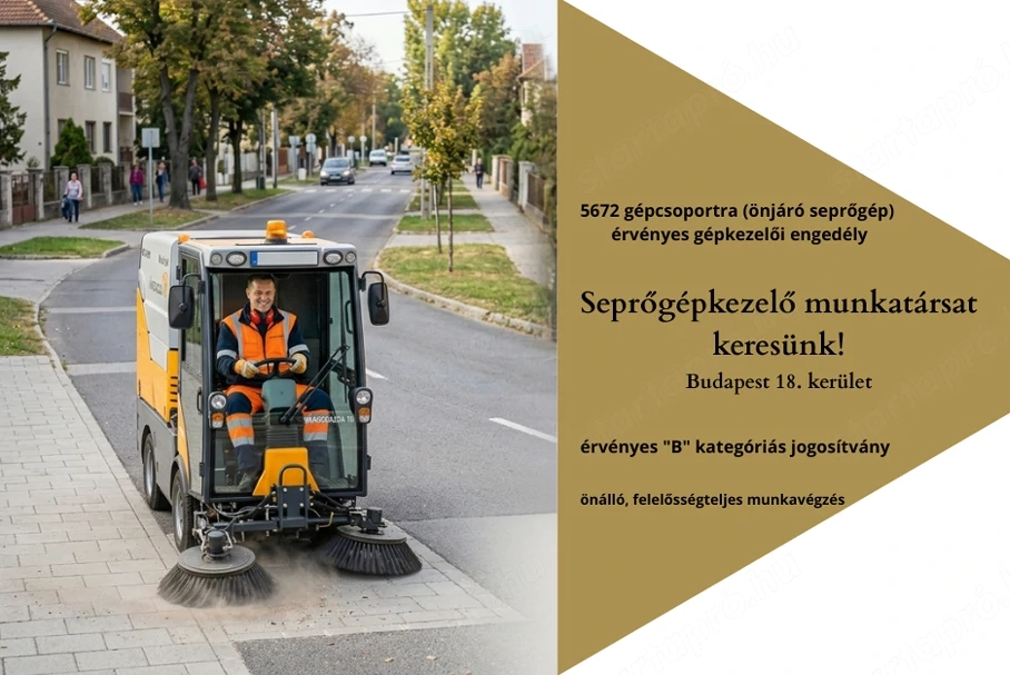 Seprőgépkezelő munkatársat keresünk