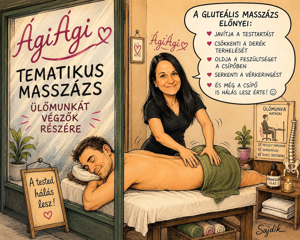 Ülőmunka miatt feszes a csípő? Derék, csípő, farizom regeneráló Mélymasszázs meleg olajjal!