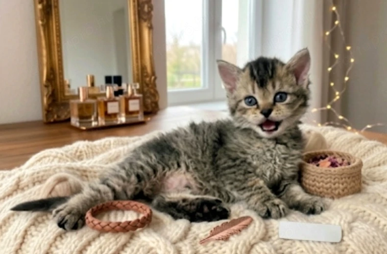 Eladó Selkirk Rex göndör szőrű cica baba