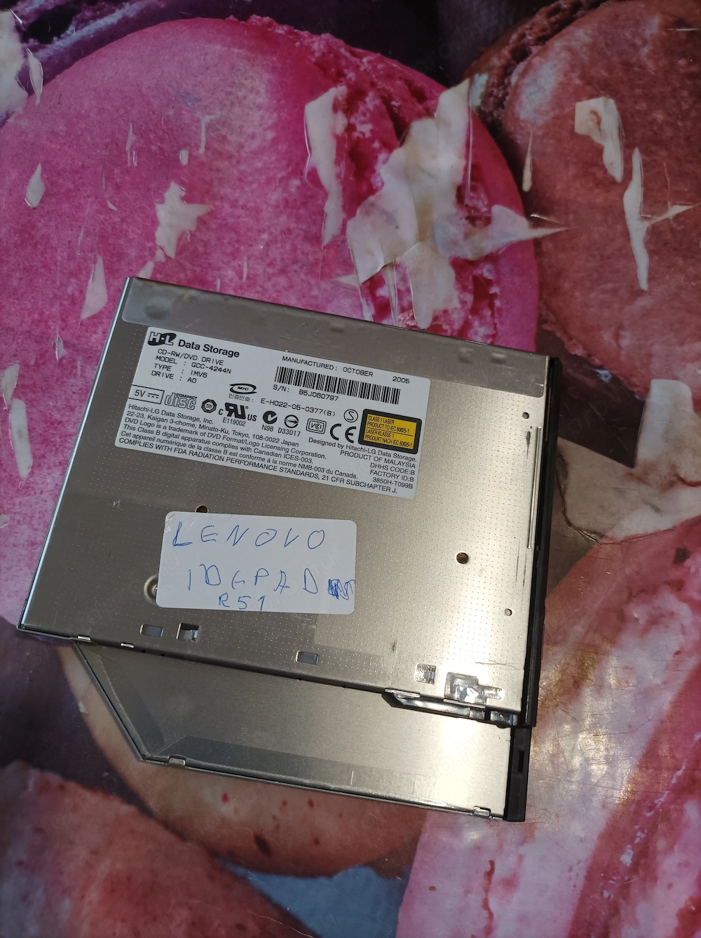  Lenovo Ideapad R51 DVD olvasó 