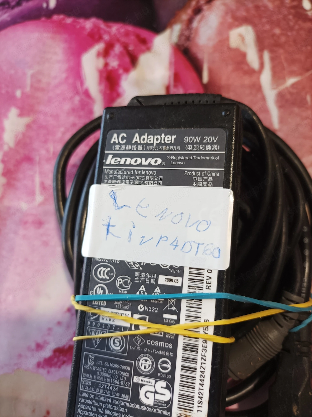  Lenovo T60 LaptopTöltő 
